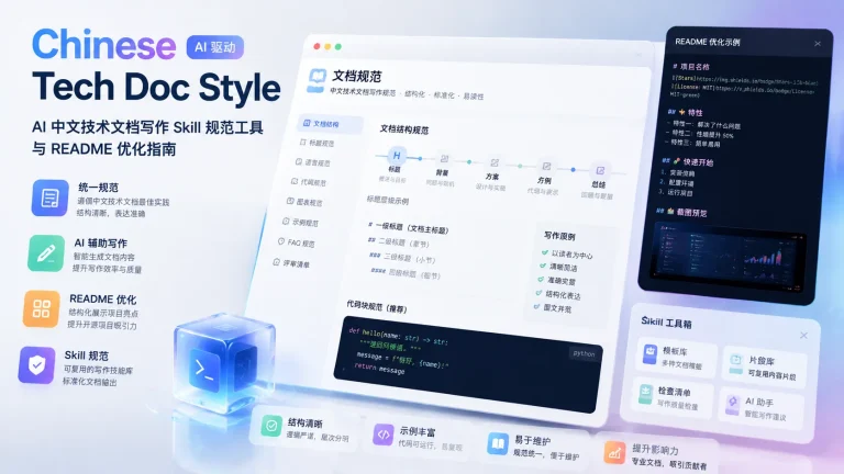 Chinese Tech Doc Style 封面宣传图